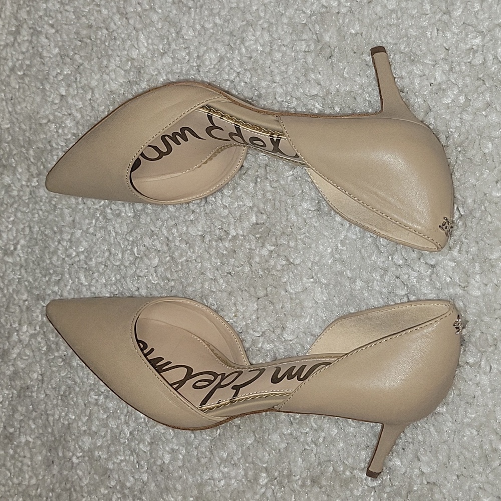 NWOT SAM EDEL MAN JAINA D ORSAY Kitten Heels Size 7.5 - Picture 5 of 16